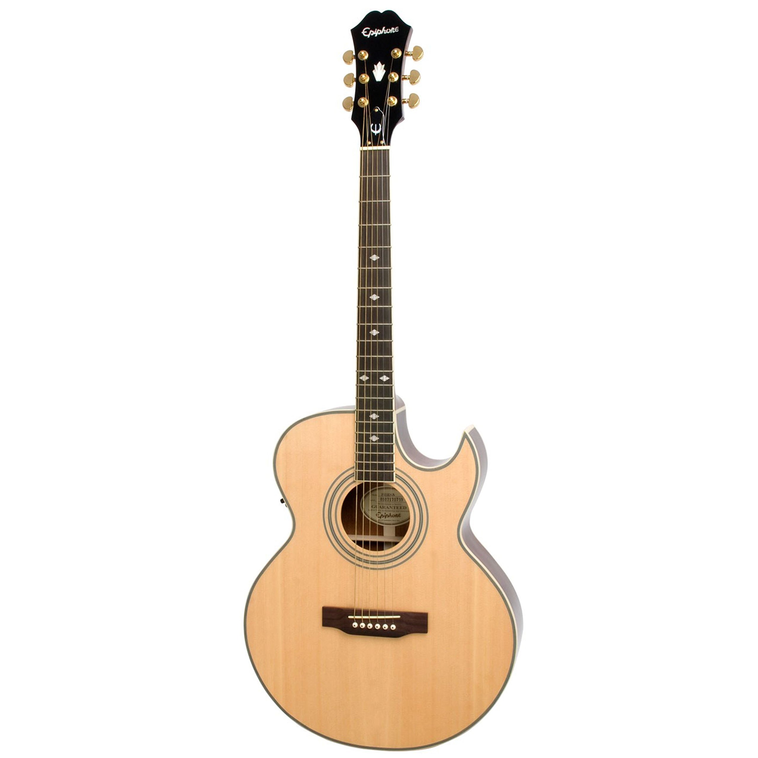 EPIPHONE カッタウェイがかっこいいエレアコ「PR-5E」 Amazon.com: Epiphone PR5E Cutaway Acoustic Electric Guitar